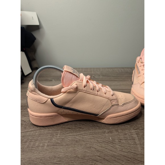 Adidas Continental 80 Pastel Pink Women's Sneakers Retro Tennis Shoes - Picture 4 of 10